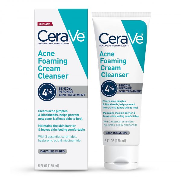 CERAVE ACNE FOAMING CREAM CLEANSER 4%