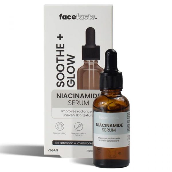 FACEFACT NIACINAMIDE SOOTHE + GLOW SERUM 30ml