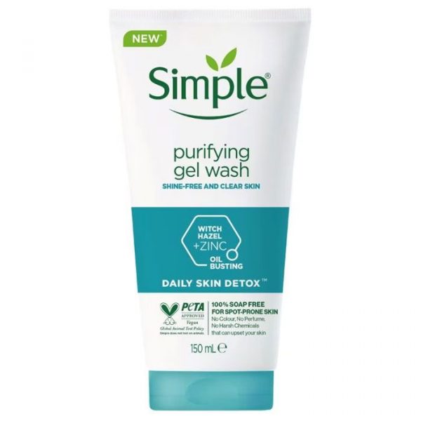 SIMPLE PURIFYING DETOX GEL WASH 150ml