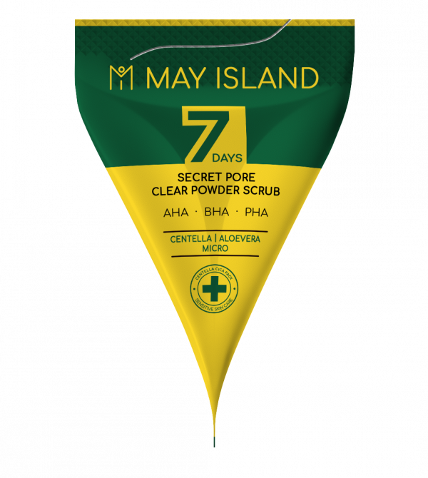 MAY ISLAND SECRET PORE CLEAR POWDER FACIAL SCRUB AHA-BHA-PHA