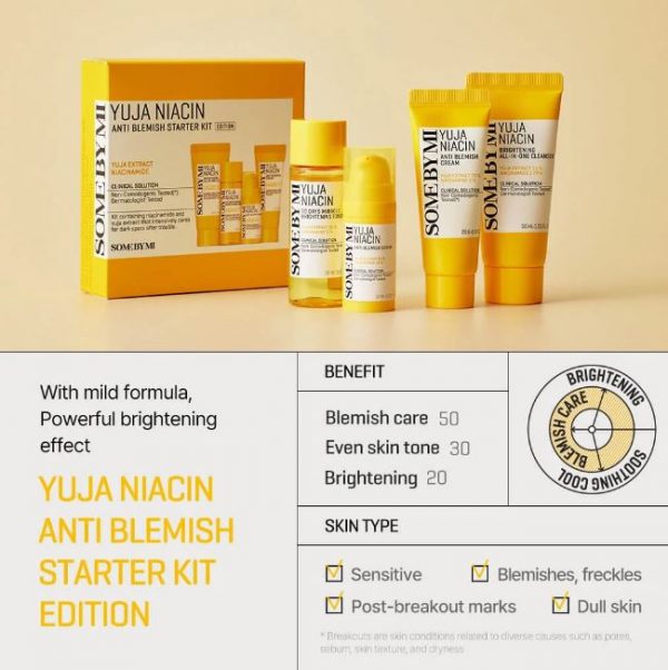 SOME BY MI YUJA NIACIN ANTI BLEMISH STARTER KIT - Image 2