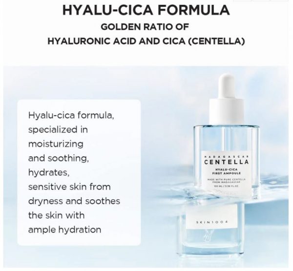 SKIN1004 MADAGASCAR CENTELLA HYALU-CICA FIRST AMPOULE 50ml - Image 2
